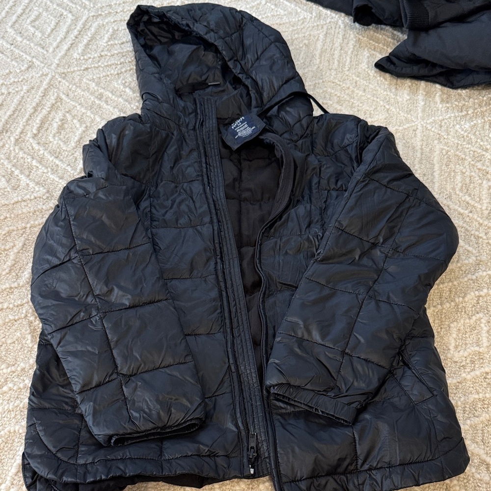 GAP Black Puffer Jacket with Hood